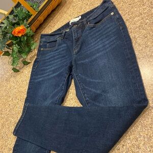 L.L. Bean Signature Blue Jeans Premium Skinny Jeans 505143 Mid Rise 4
